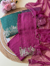 Pure organza handworked suit-540822